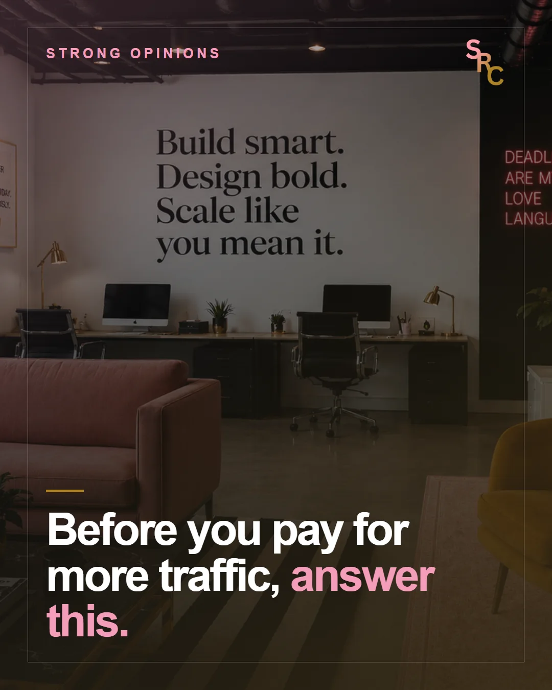 A website that converts the traffic it already has