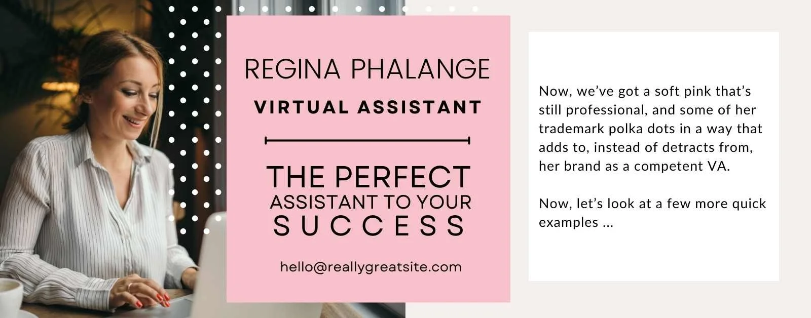 ad template example 6, showing the impact of design and copy choices