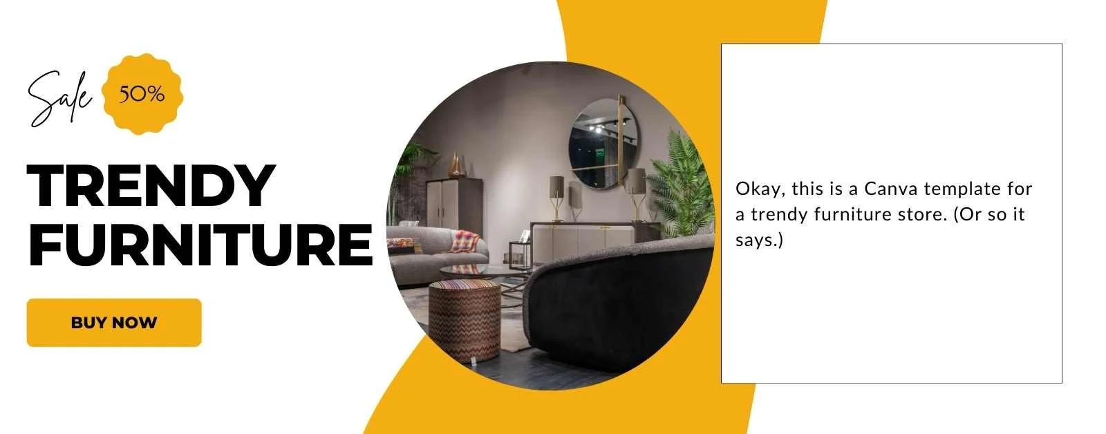 ad template example 7, showing the impact of design and copy choices