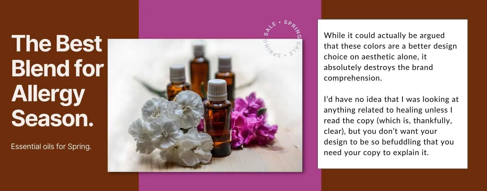ad template example 10, showing the impact of design and copy choices