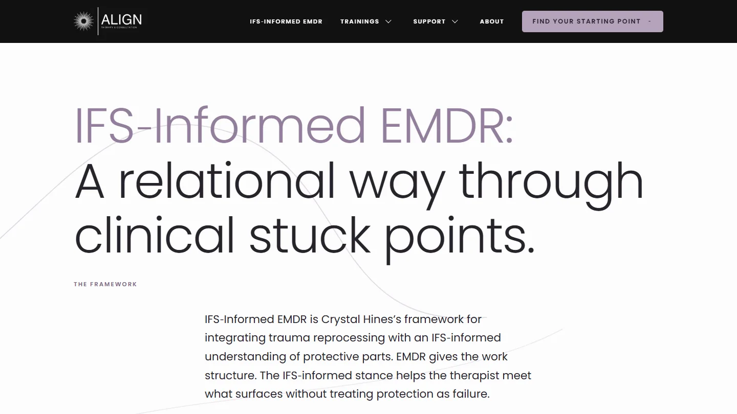 IFS-Informed EMDR framework page