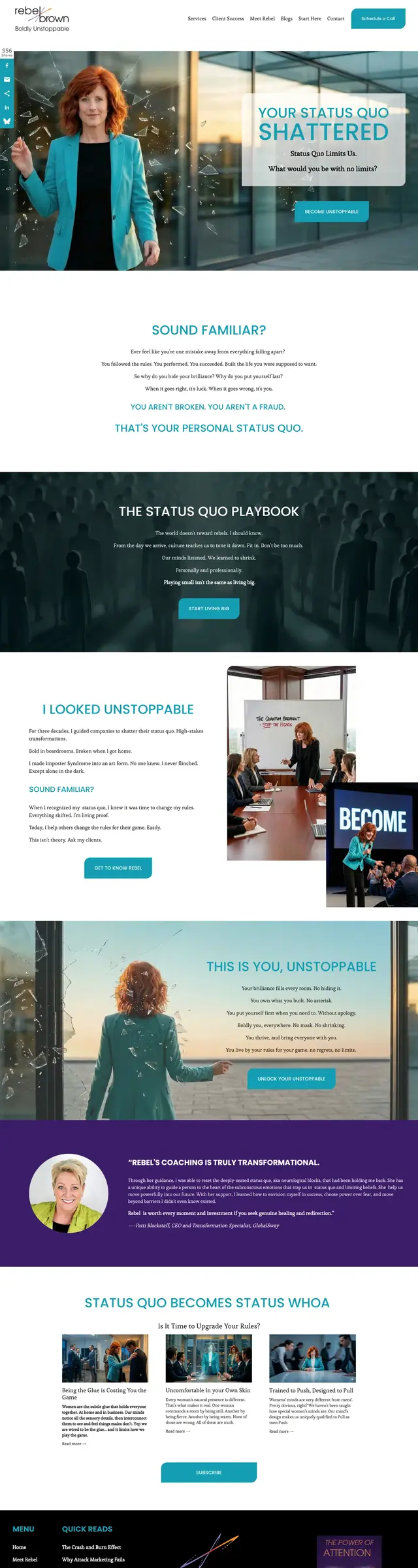 Rebel Brown's homepage