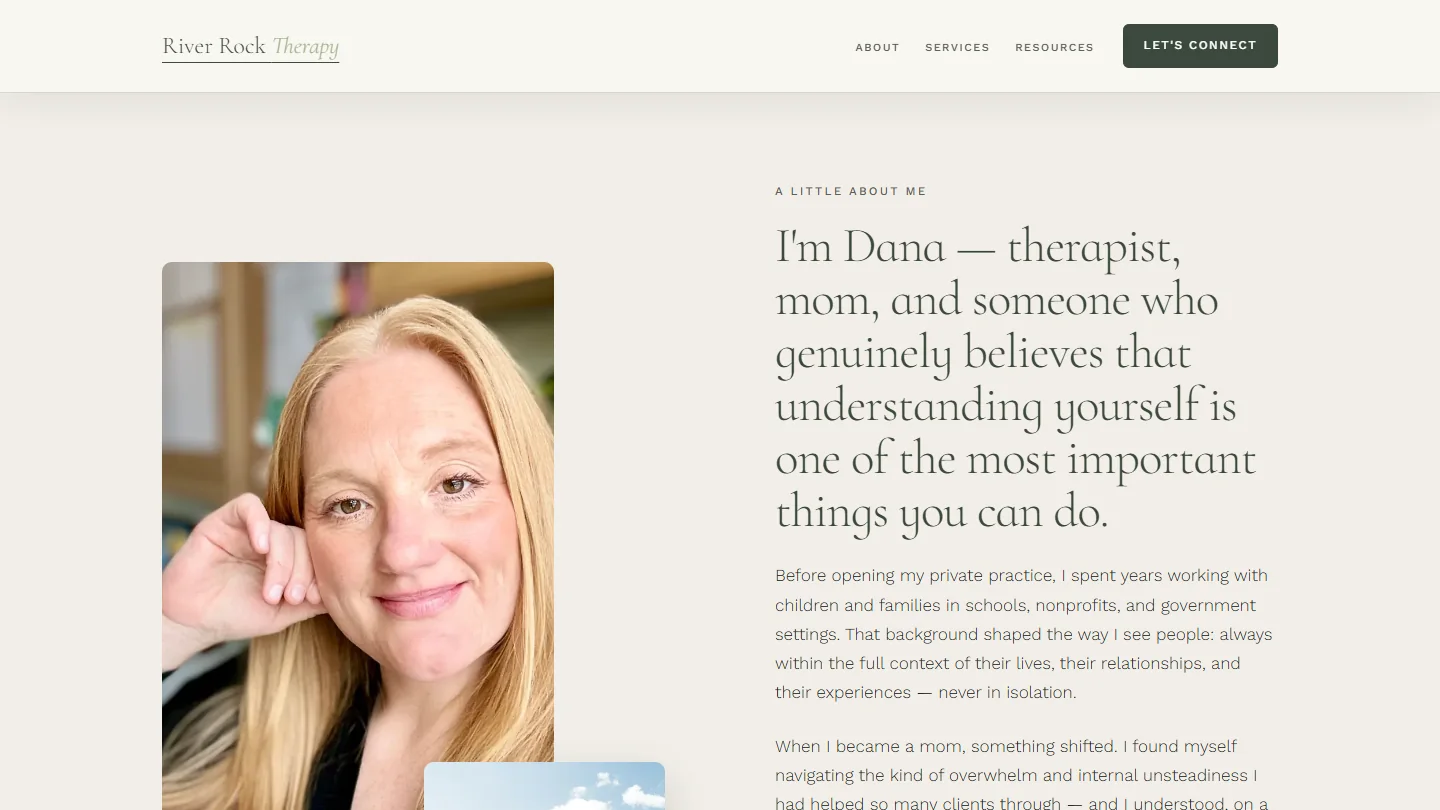 A little about me: Dana Polley's portrait and story