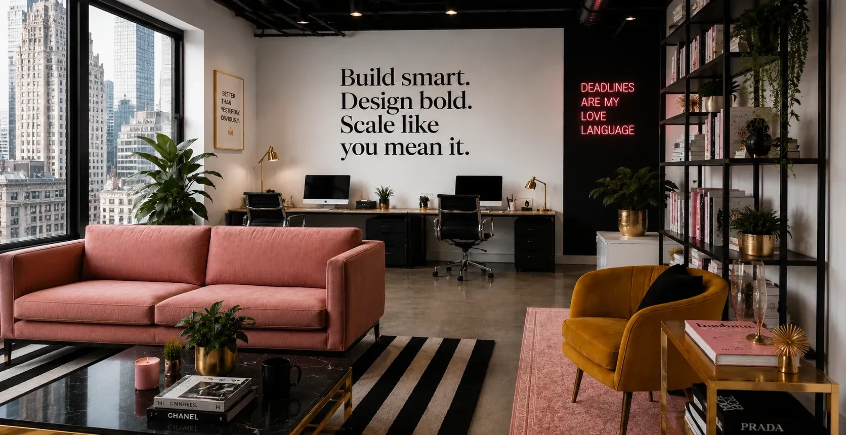 The Sway Rise Creative studio, where client websites are monitored, maintained, and improved after launch