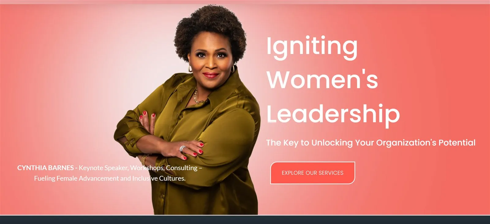 Cynthia Barnes' keynote speaker website