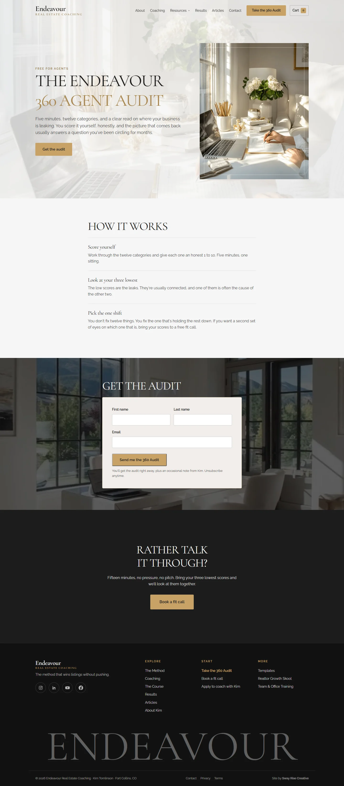 Endeavour Real Estate Coaching, feature image